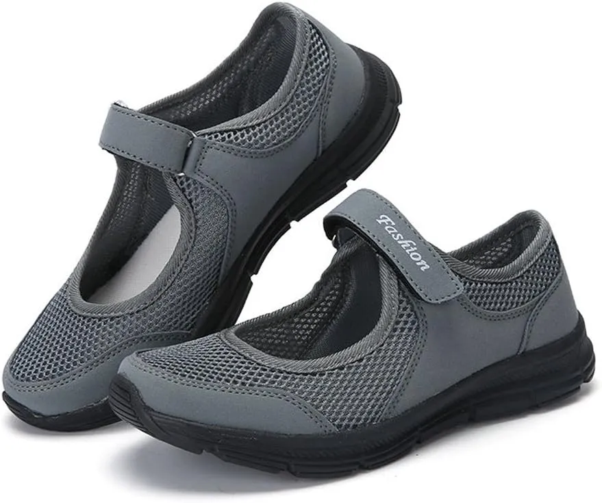 Women's L𝐨w Heel Casual Shoes Lightweight Anti Slip Breathable Soft Sole Comfortable Canvas Sneaker Wide Width Walking Shoes
